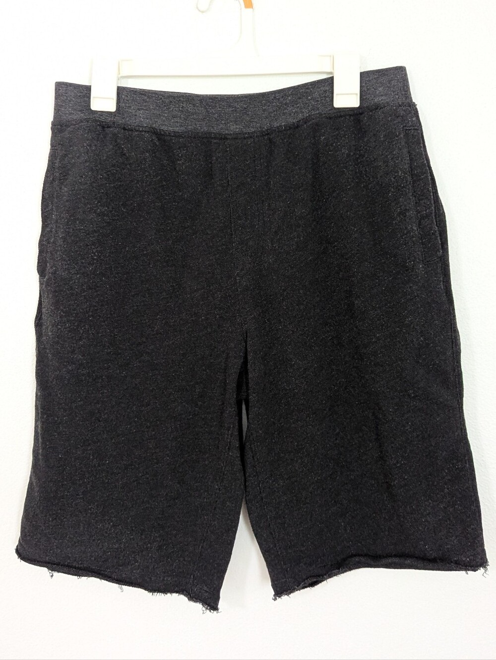 ATM Anthony Thomas Melillo French Terry Knit Shorts Pull On Shorts Gray Large L
